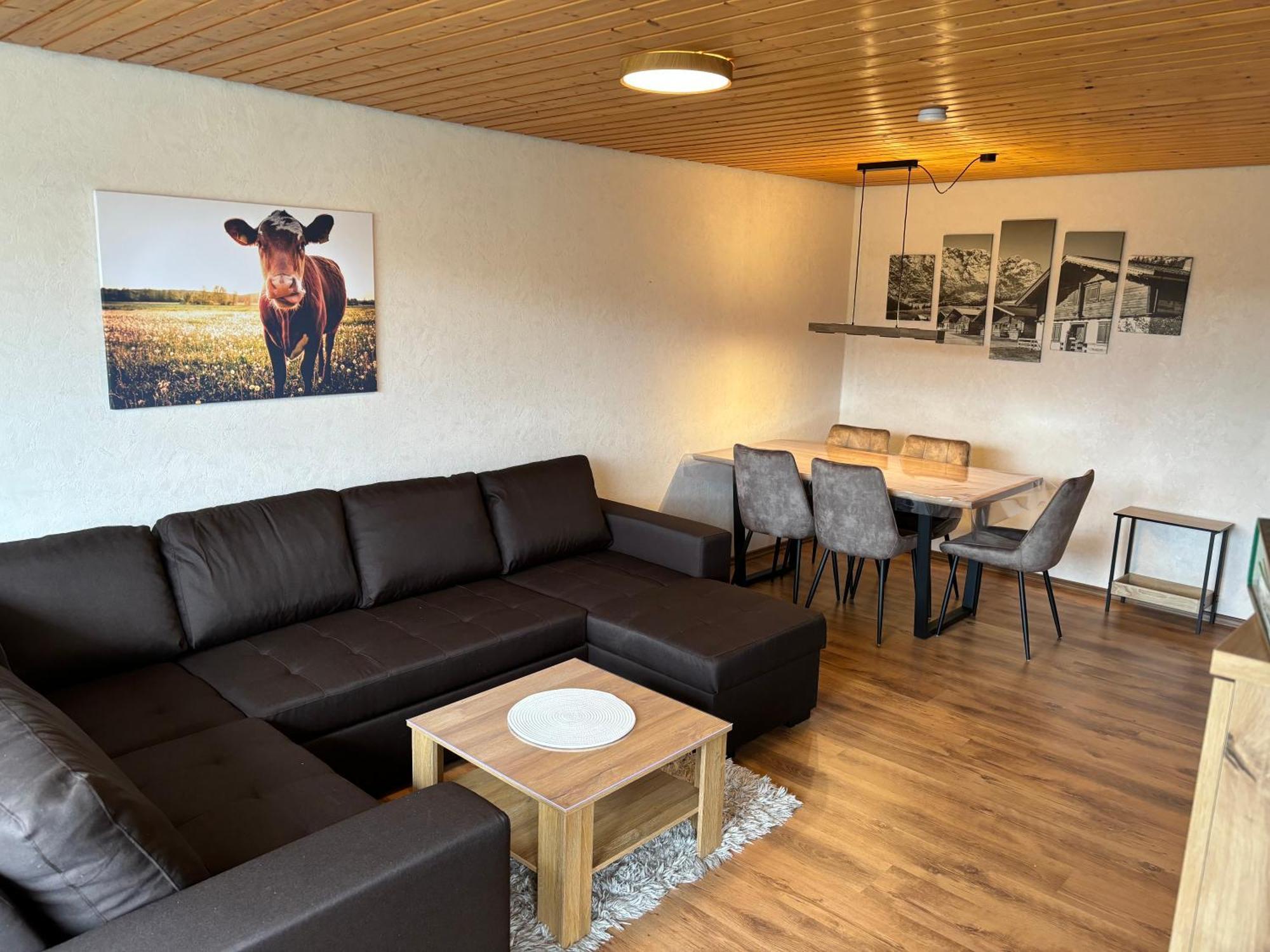 Schoene 2 1/2 Zimmer Ferienwohnung In Oberstaufen - Hoamatle - Екстериор снимка